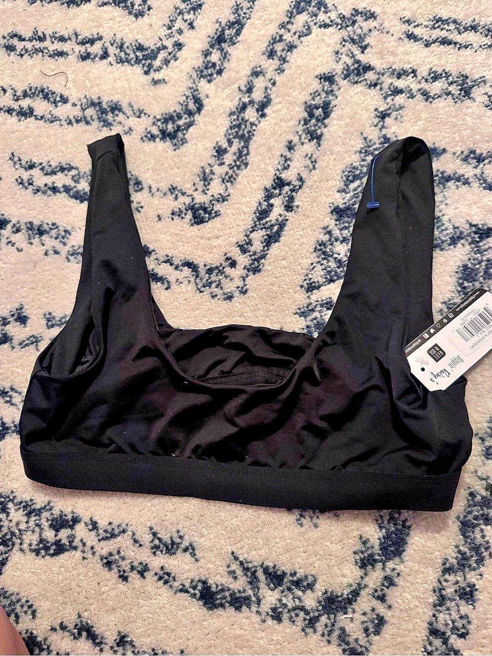 Dippin' Daisy'Small 4002 BLK Black Small NWT Bikini Top
